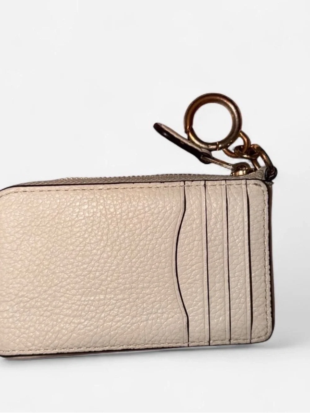 Coach cream wallet